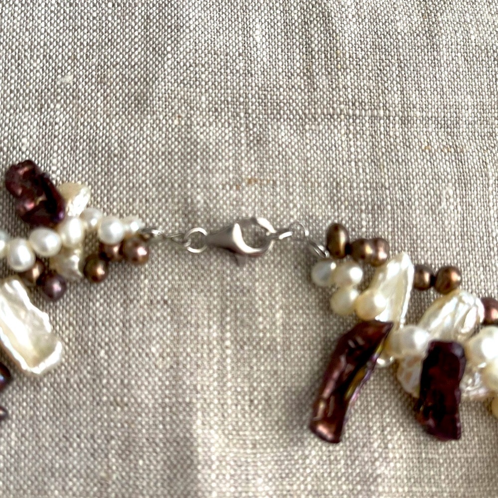 Freshwater Pearl Double Strand Necklace - Picture 2 of 9
